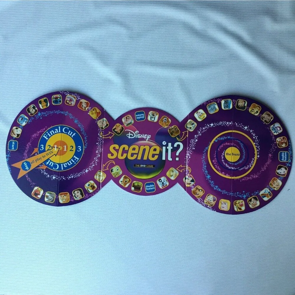Disney Scene It? DVD Game Replacement Parts Pieces Game Board ONLY 2004